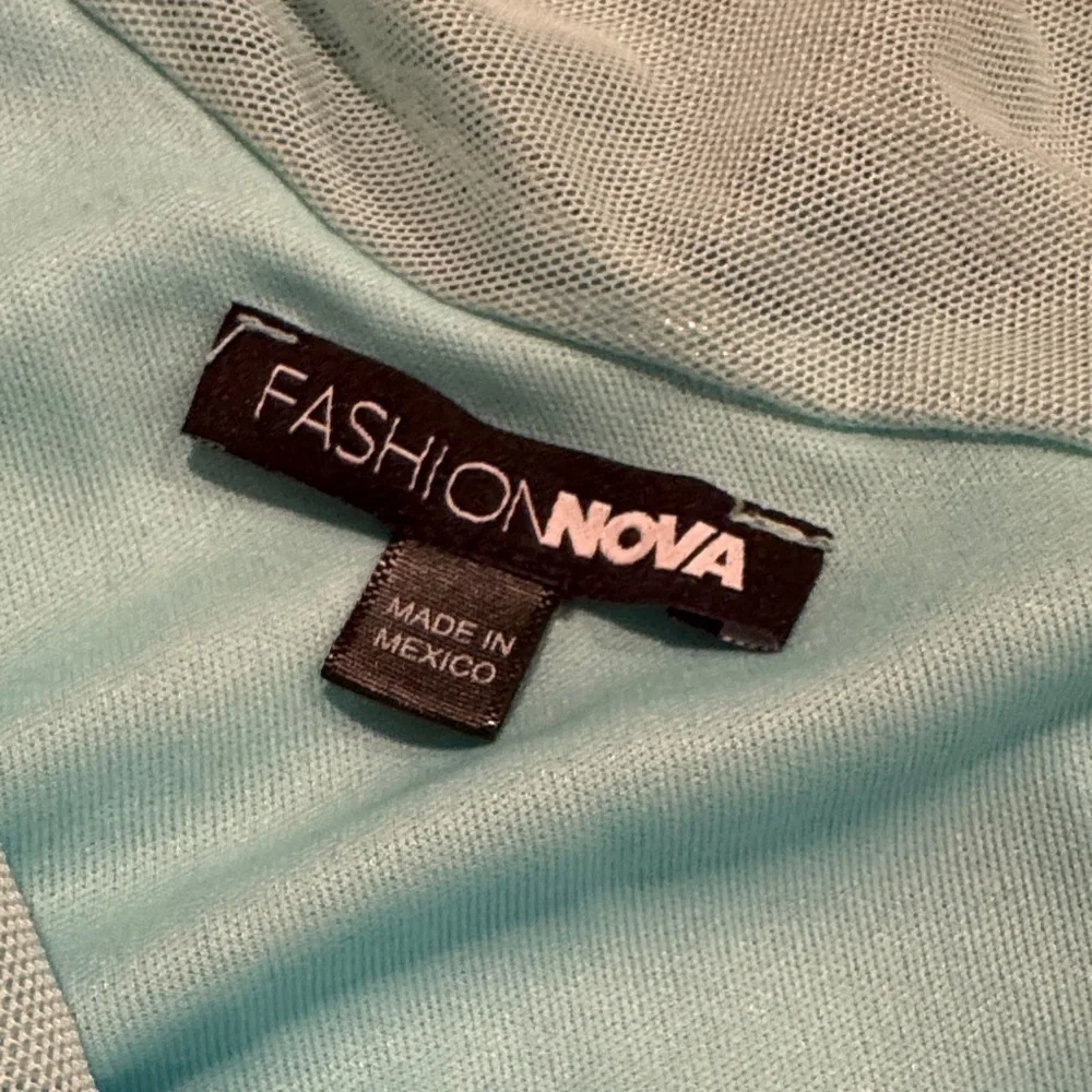 Fashion Nova Aqua Blue Skirt Set - Picture 4 of 7